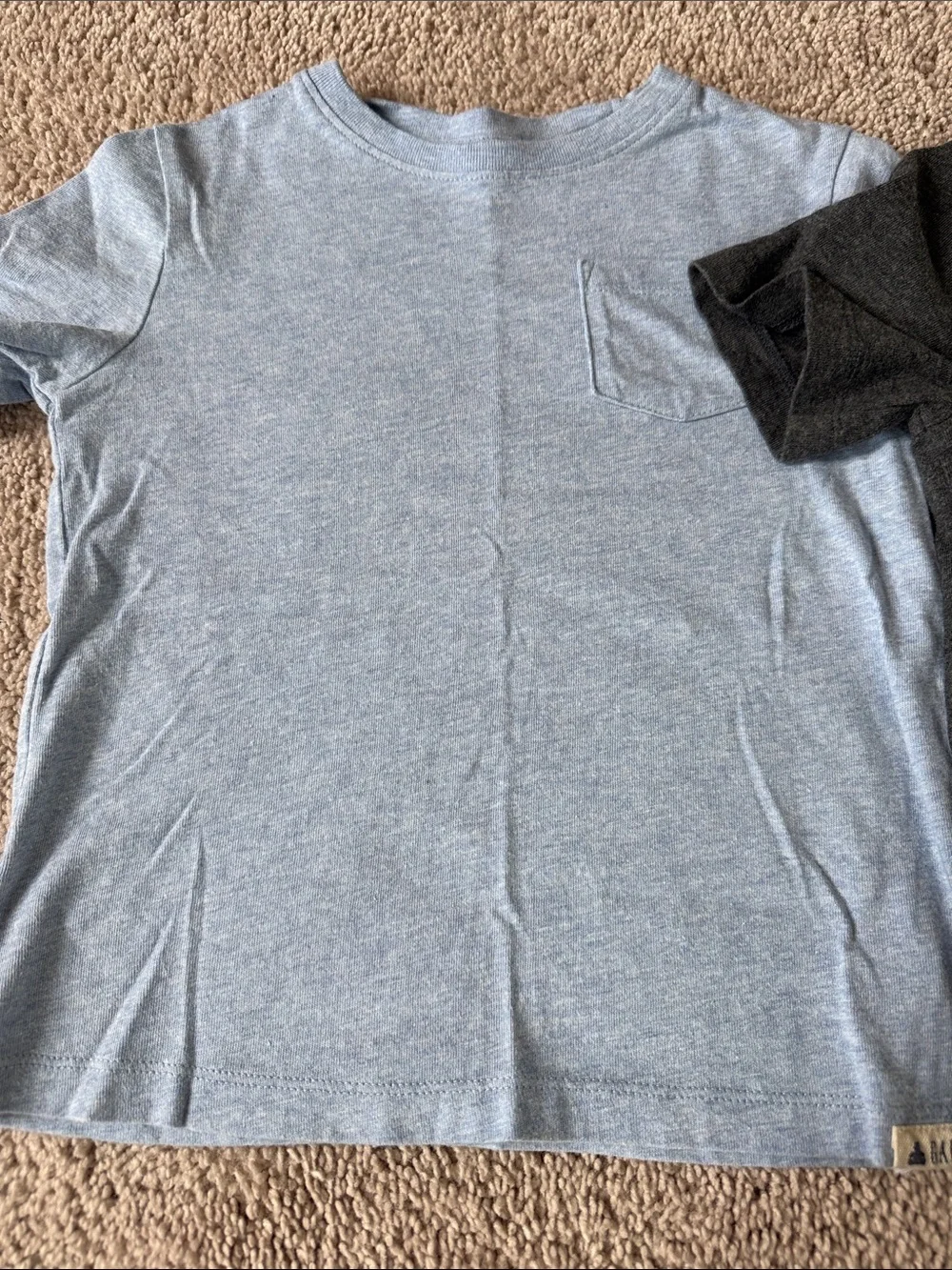 Gap Organic Short Sleeve Pack of 2 Crew Neck Pocket Tees Size 5